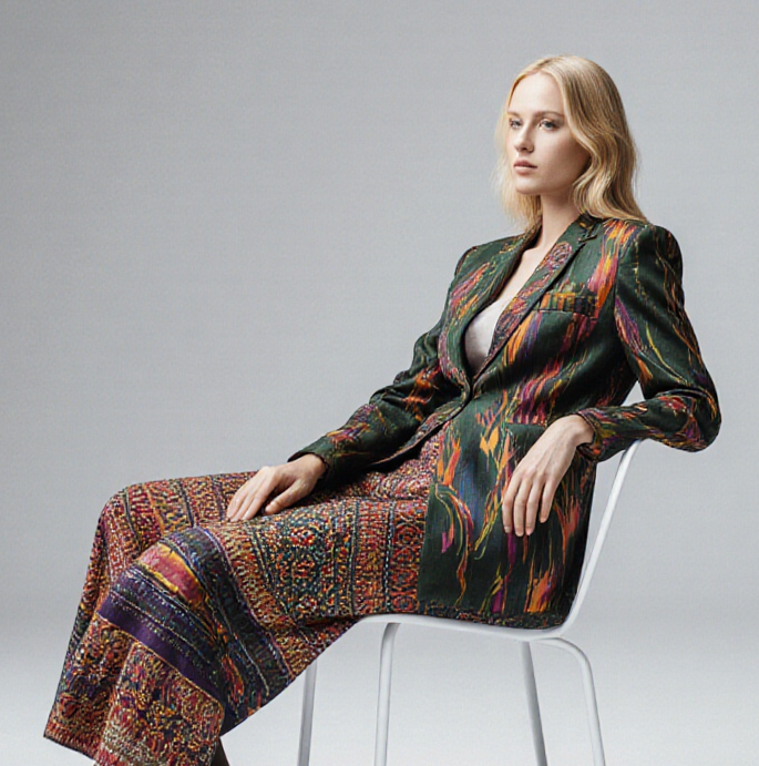 Blue/White Emma Willis Stripe Shirt