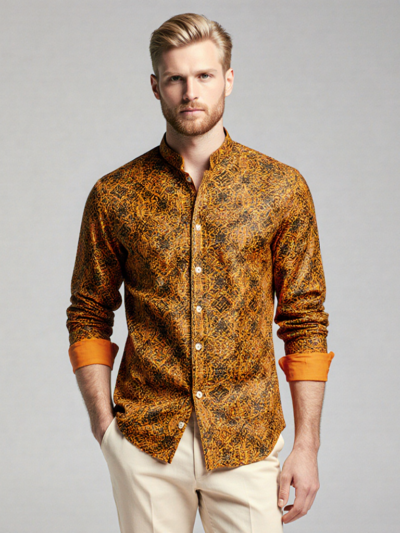 Blue Stripe Light Cotton Overhead Blouse