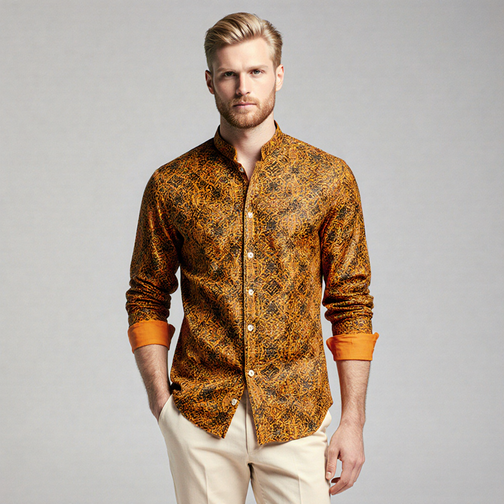 Blue Stripe Light Cotton Overhead Blouse